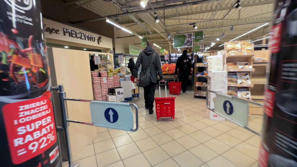 Supermercado na Polônia