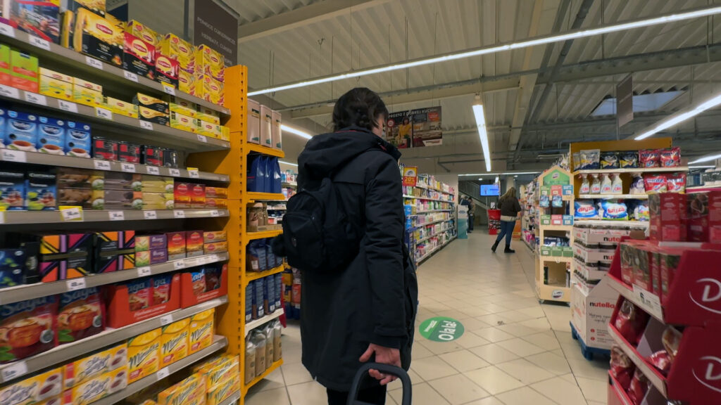 Supermercado na Polônia