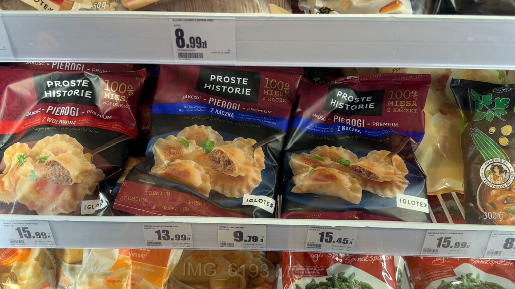 O que compramos em supermercados na Polônia