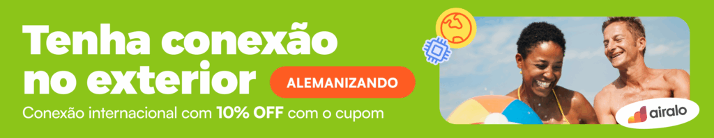 Airalo Conexão com a internet no exterior